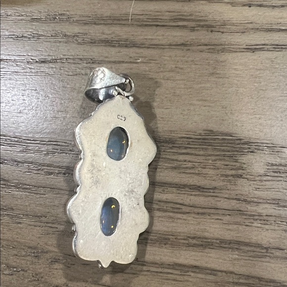 Ethiopian Opal Sterling Silver Pendant - Picture 4 of 4